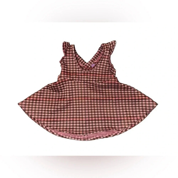 Baby Girls Jacquard Plaid Jumper 3-6 months - Picture 4 of 8